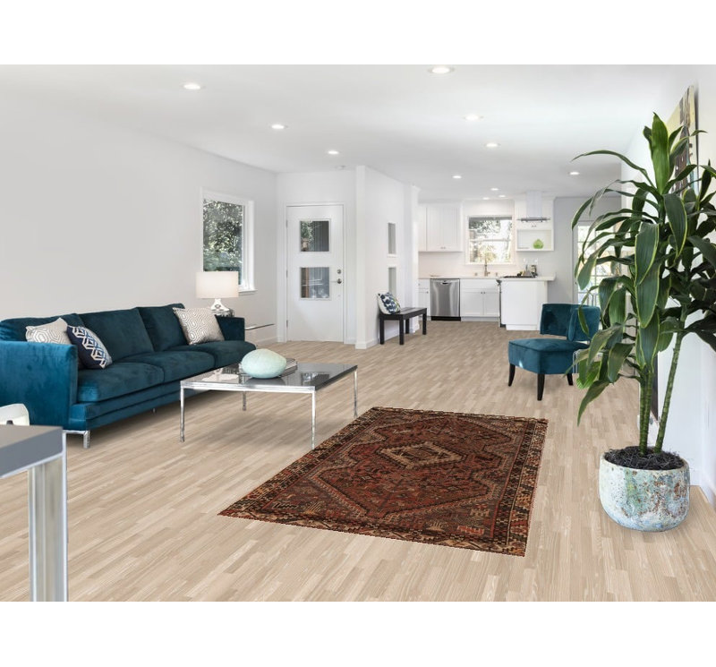 Tapis traditionnel antique à teinture végétale 4 x 7