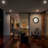 24” Illuminated Led Large Outdoor Decorative Clock With Thermometer And Hygrometer Combo