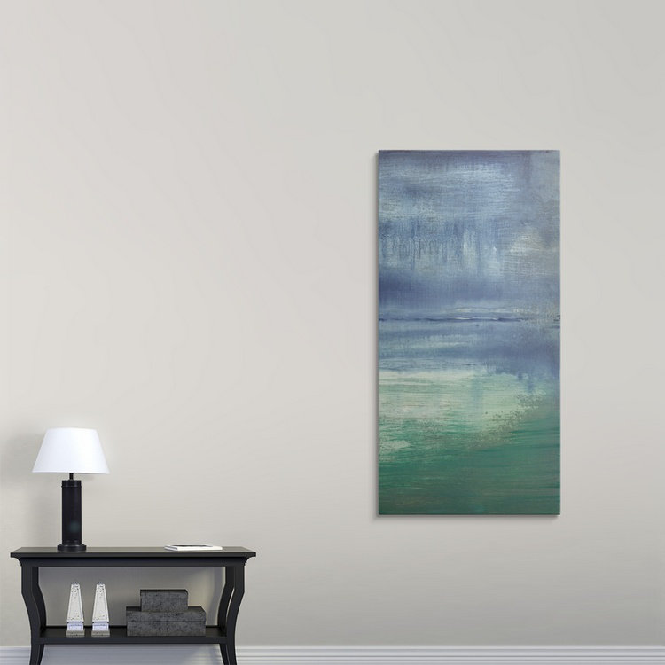 « ii » jennifer grolier, reproduction d’art Blue Bayou, H 36 po x l 18 po x P 1,5 po, Toile