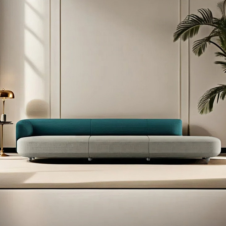 Chaise longue à la mode, simple et créative, Orienté à gauche (vu de face)