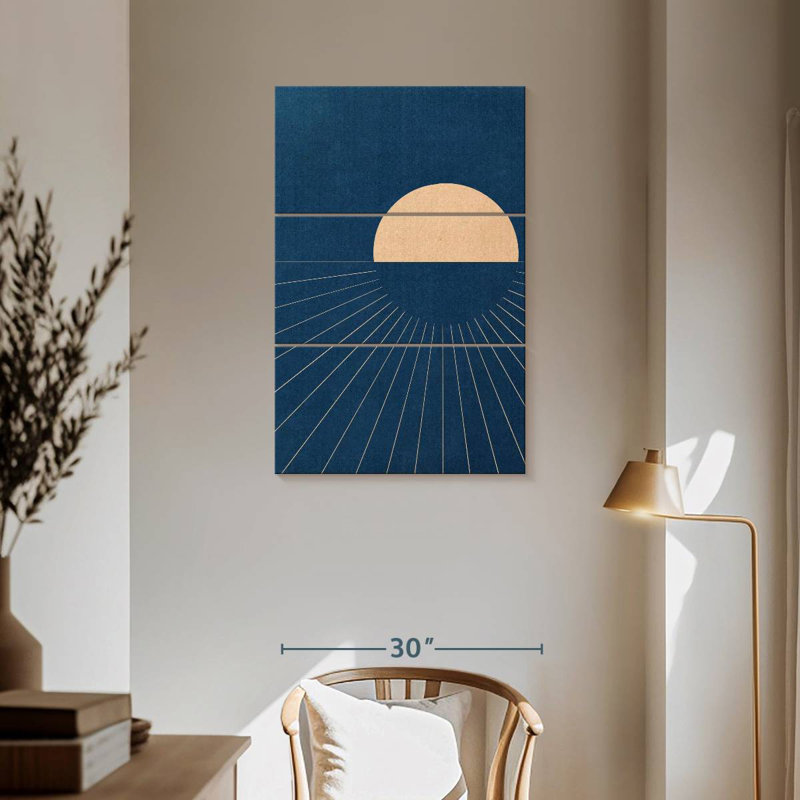 Oberle Mod Sunset, 57" H x 36" W