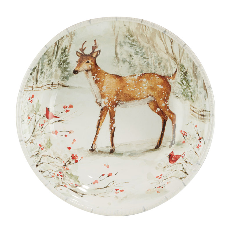 Winter''s Walk Set Of 4 Dinner Plates