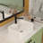 16"X12" White Ceramic Rectangular Vessel Bathroom Sink