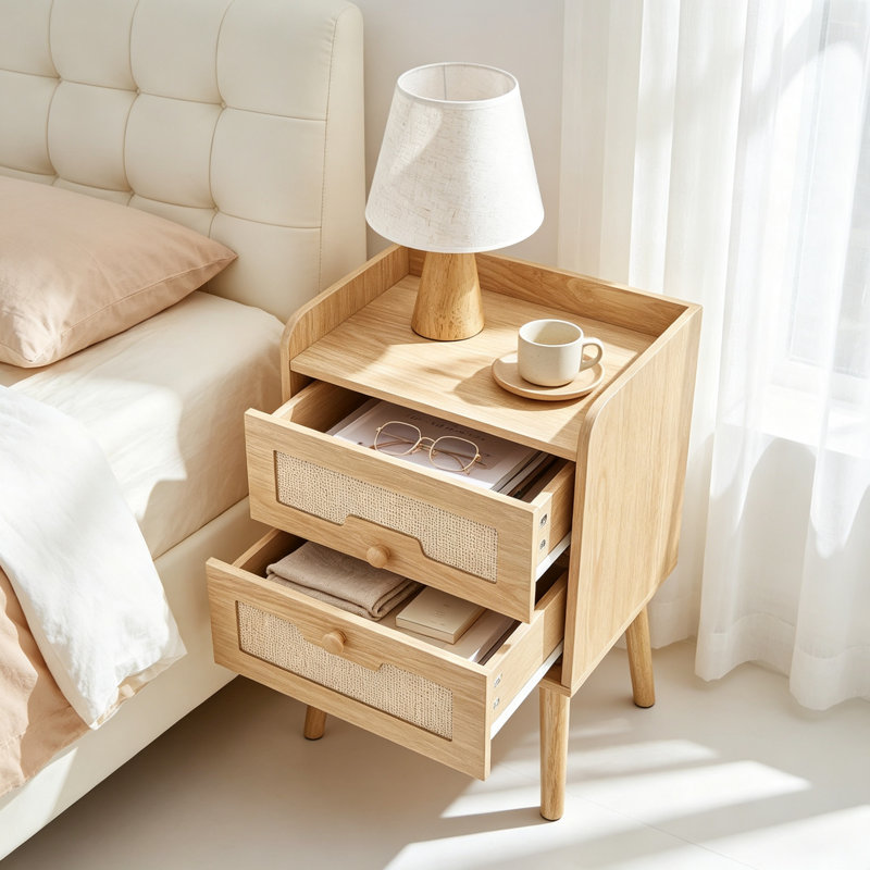 39 cm W Bedside Table