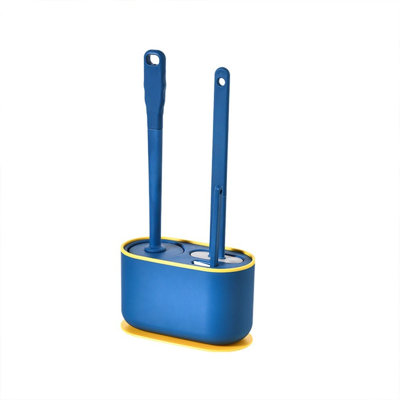 Tête de brosse de cuvette de toilette flexible 3 en 1 3 pièces