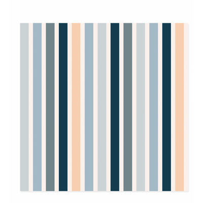 Abstract Boho Stripes Bohemian Unframed Art Print