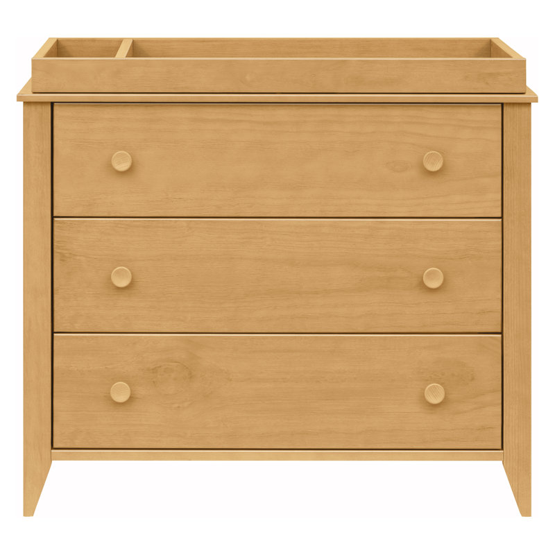 Sprout 3 Drawer Changer Dresser, Honey