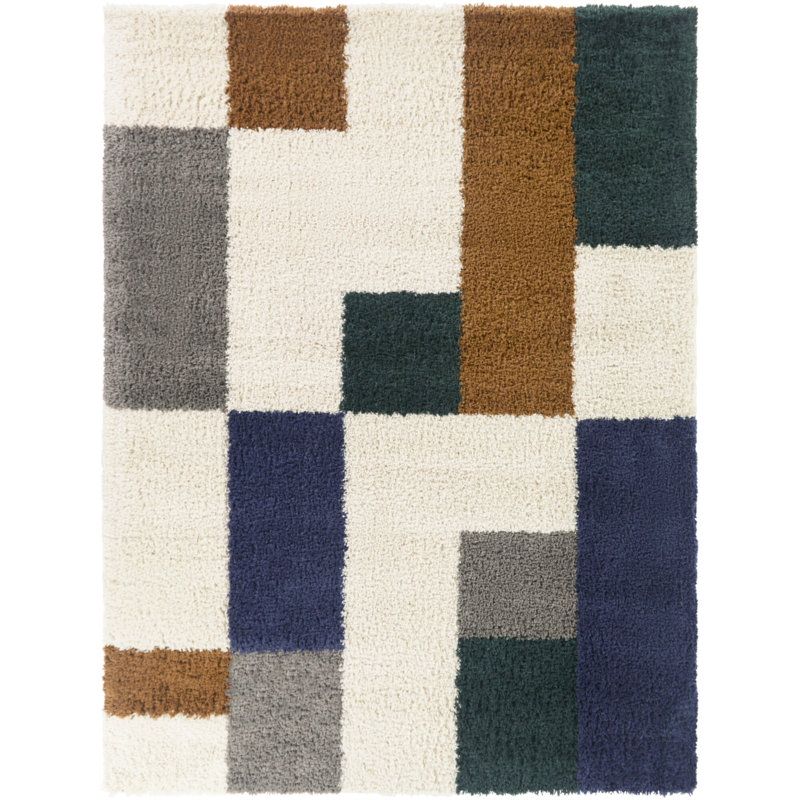 Tapis à poils longs Antonio, Rectangle 5 pi 3 po x 7 pi