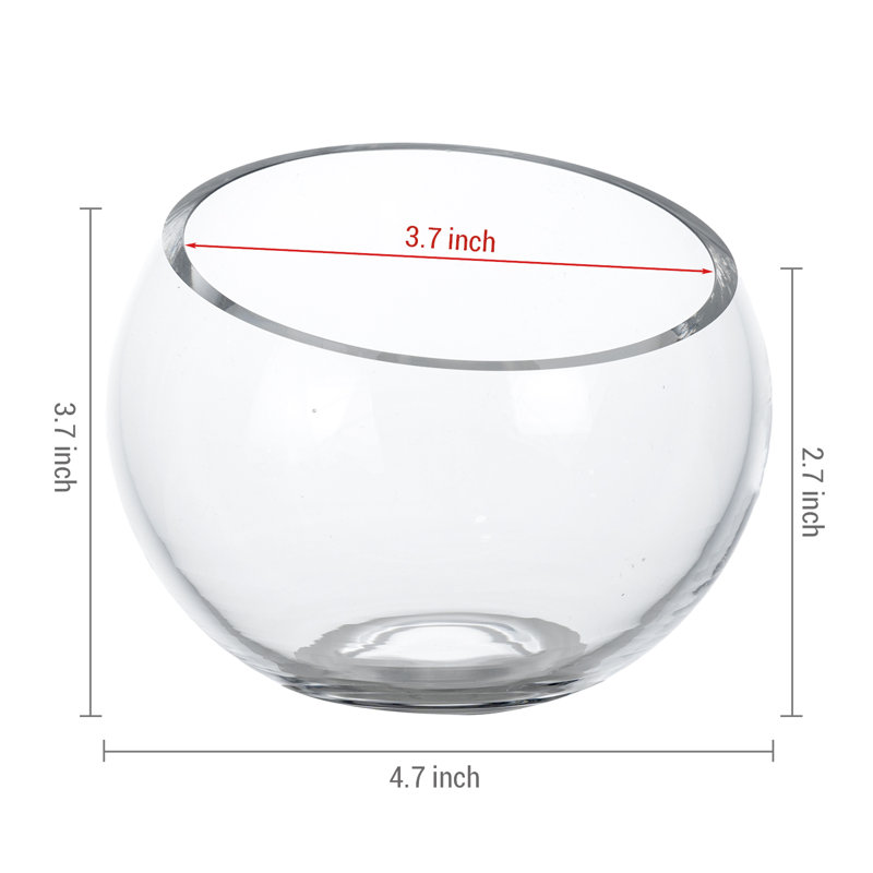 4-Piece Decorative Glass DÃ©cor Terrariums Candle Holders Set