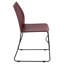 Chaises de vestibule empilables en plastique avec dossier en nid d'abeille Oliverson-1496206833-1496206834-1541484614