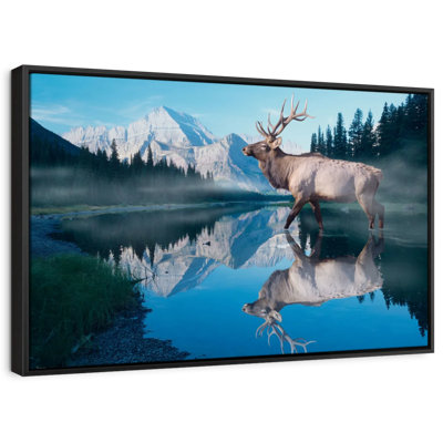Reflections Of Glacier Canvas Print