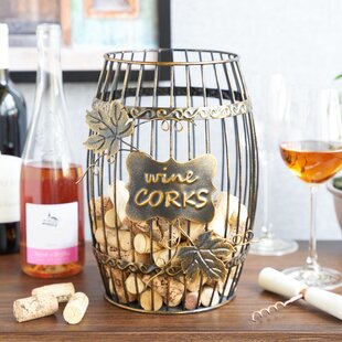 Cork Cage - Champagne Bottle Save The Wine Corks Cherish The Memories Metal  Art