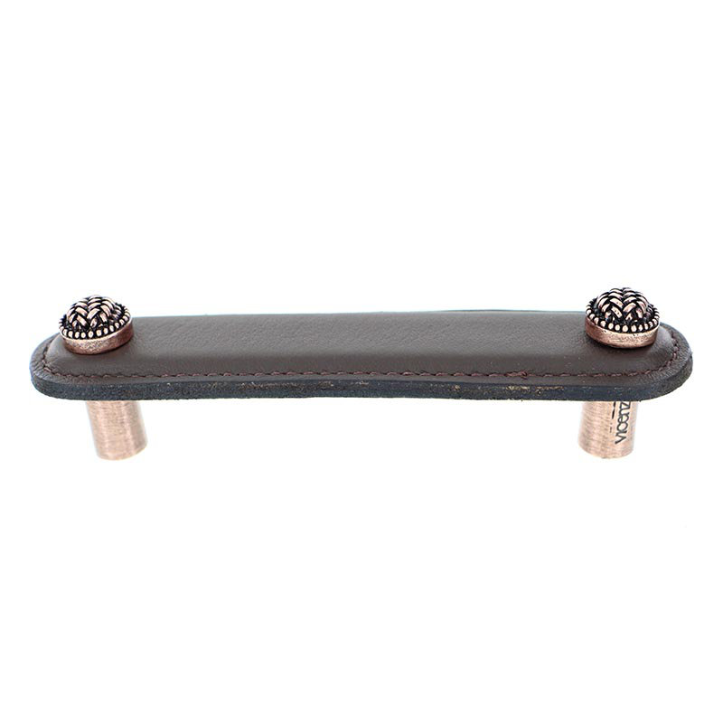 Cestino 3" Center to Center Appliance Pull, 4", Antique Copper/Black