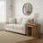 Acacia Wood Two Piece Nesting Tables