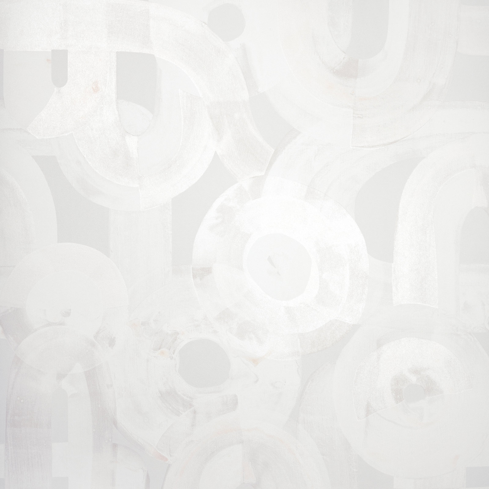 Salt Sheen Finish Penello Brush Dance Design Wallpaper Roll, White