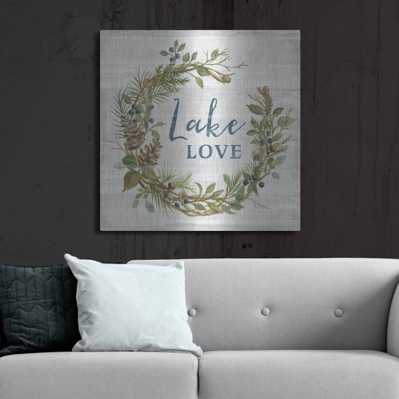 «Lakeside Retreat IV» par Silvia Vassileva, H 36 po x l 36 po