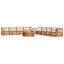 325cm Wide Patio Sectional Set