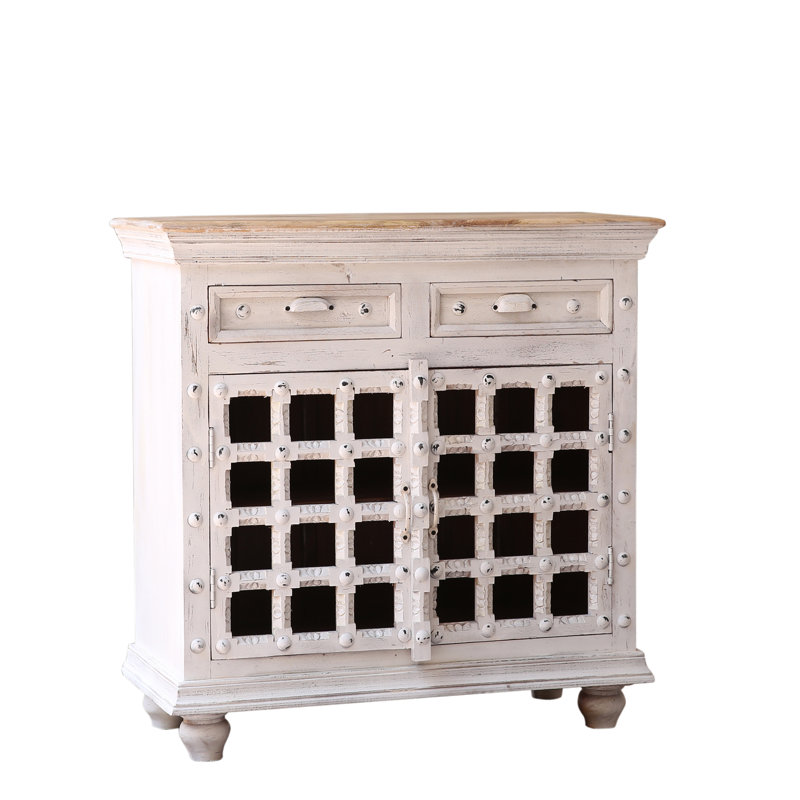 Aleyna 90cm Solid Wood Sideboard