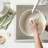 CAROTE 18-Piece Nonstick Cookware Set with Detachable Handle, White