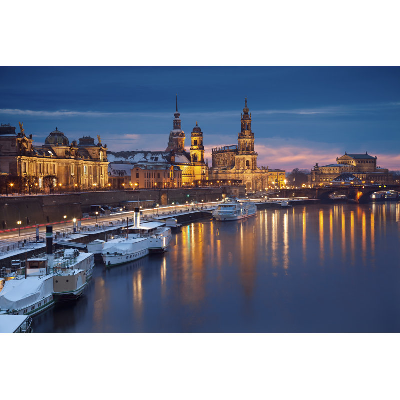 Dresden by RudyBalasko - Wrapped Canvas Print, 51cm H x 76cm W