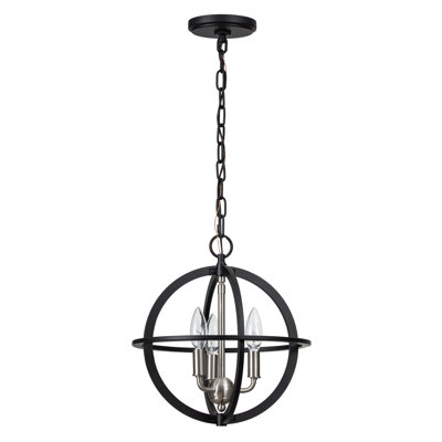 Luminaire suspendu sphère 3 lumières Verona