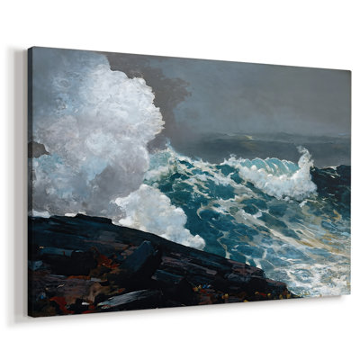 Northeaster-Winslow Homer-Gallery Wrapped Canvas-1895