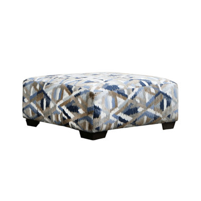 37.6" W Contemporary Ottoman, Multi