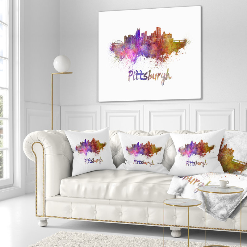 Coussin Cityscape, Rectangulaire, 12 po x 20 po