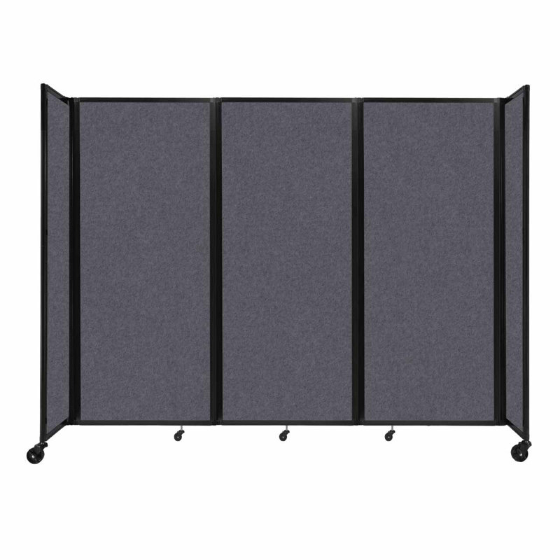 Cloison murale en polycarbonate 360, H 90 po x l 86 po x P 1 po, Gris foncé