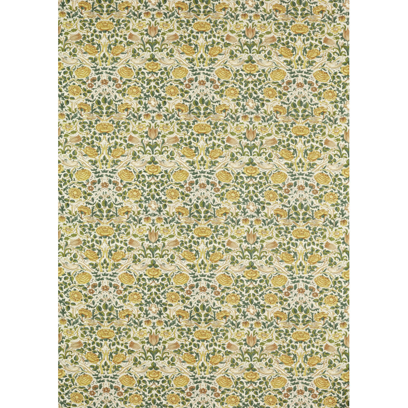 Rose Fabric, Weld/Leaf Green