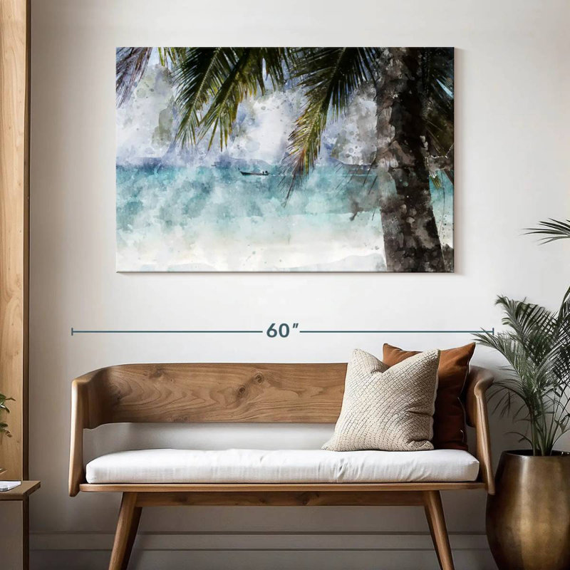 Gillard Palm Tree Abstract, 32" H x 48" W