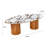 Tamara Marble Ceramic Oval Coffee Table