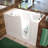 Santa Fe 52.75'' x 26.4'' Fiberglass Bathtub with Faucet-23011077-23011076