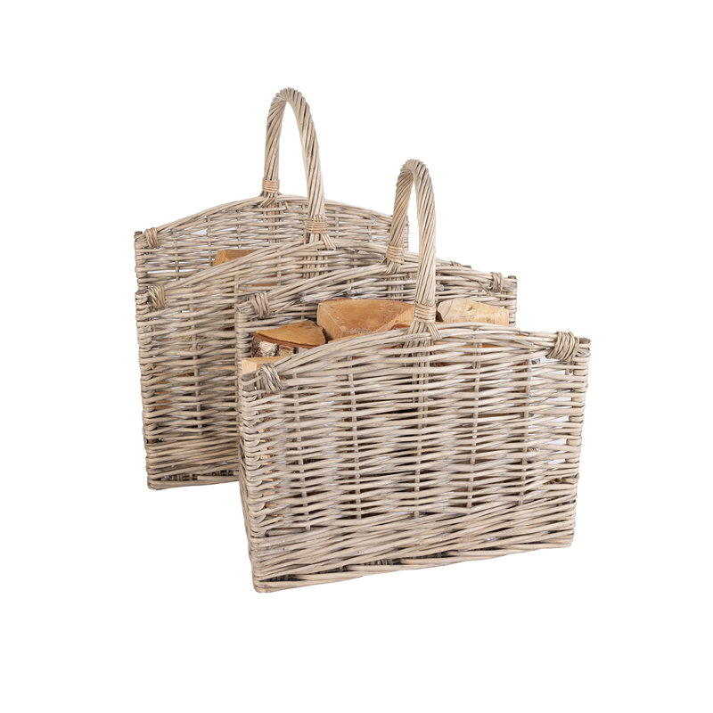 Wicker Log Carrier