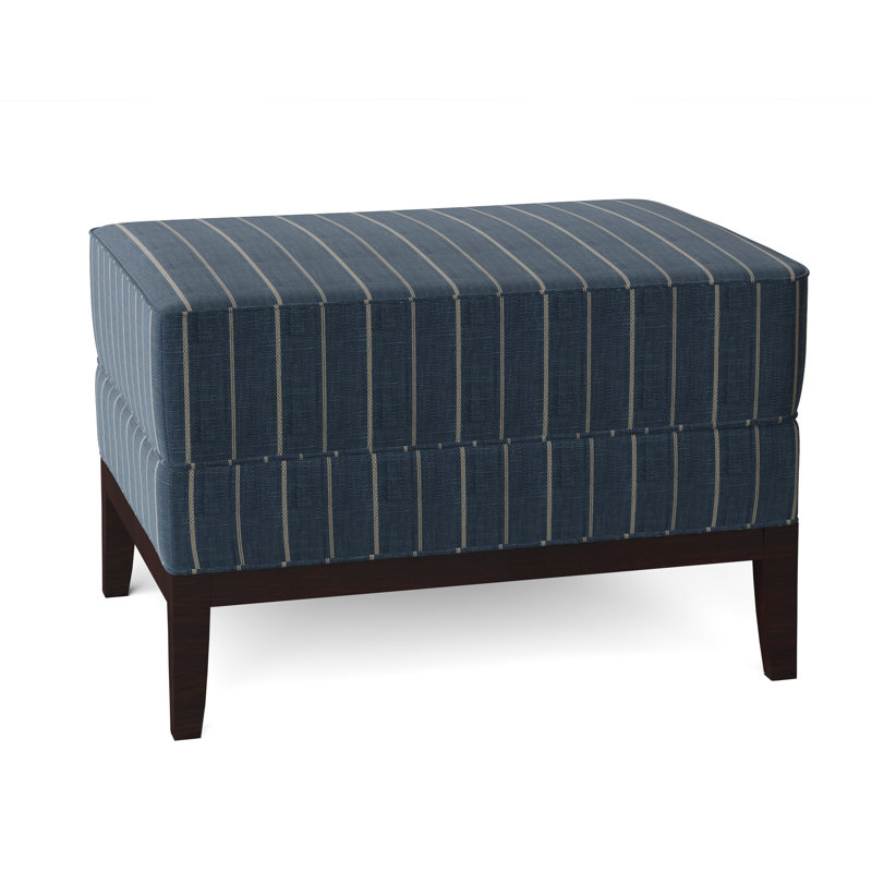 Eastside Ottoman, Black Walnut, Gray