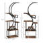 Support pour plante en forme de S, tablette pour plante à 8 niveaux, support à plante d'angle pour plantes multiples-601610723