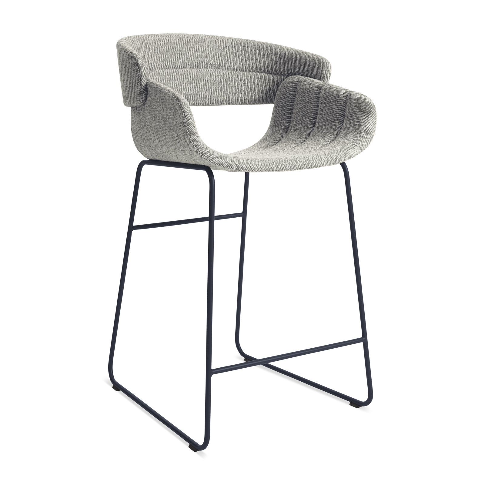Racer Bar and Counter Stool, Tait Marine Plainweave, Counter Stool (25" Seat Height)