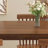 Brown Rectangular Solid Wood Dining Table-1181581329