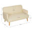 Herefordshire 2 Seater Sofa Small Sofa 21cm Thick Padding Wood Legs-1448691870