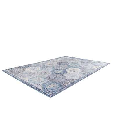 Borealis Flatweave Blue Navy/Green/Taupe