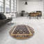 Tapis beige / bleu marine Spak-1773434131