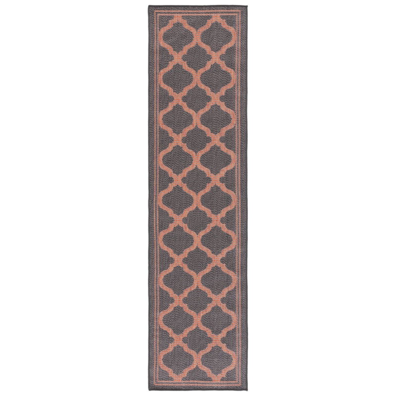 Bermuda Performance Machine Washable Geometric Indoor/Outdoor Area Rug, Runner 2' x 8'