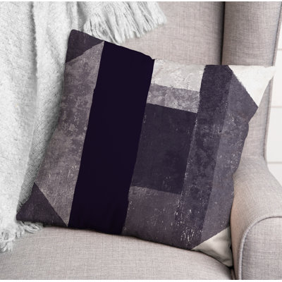 Geometric Outdoor Reversible Throw Pillow