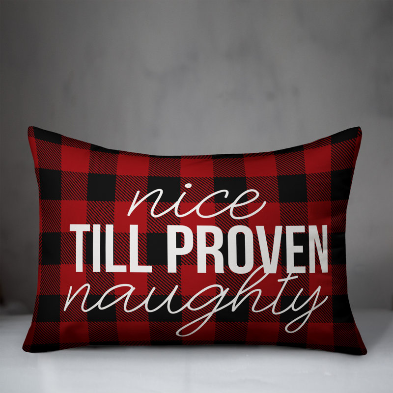  Coussin Nice Till Proven, Housse de coussin seulement - sans coussin