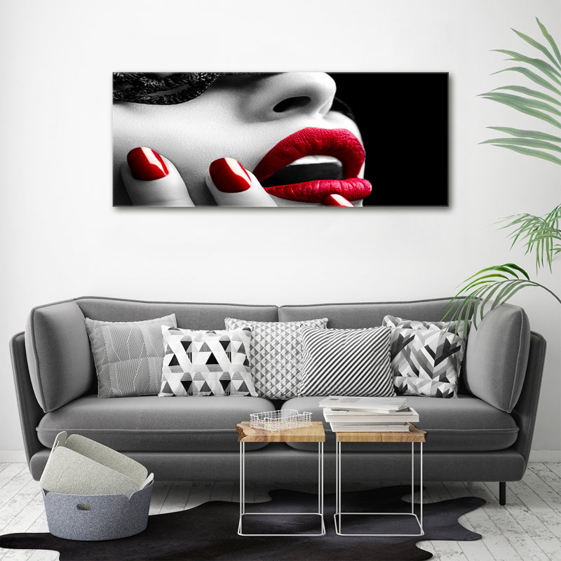 Lace Mask - No Frame Print on Canvas