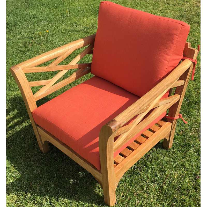 Coussin de chaise de salon intérieur/extérieur sunbrella, l 24 po x P 26 po