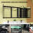 60'' W x 30'' H Surface Mount Frameless Mirror Medicine Cabinet With 3 Adjustable Glass Shelves