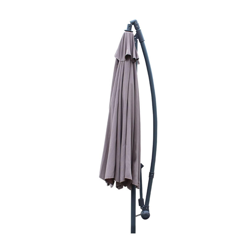 Nia 300cm Cantilever Parasol, Brown