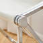 Chaise pliante transparente Artsy - tabouret créatif en acrylique pour la maison, le bureau et les loisirs, pliable empilable, matériau PC, couleurs vives, peut être utilisé comme changement de chaussures, habillage, tabouret de salle à manger, ancien