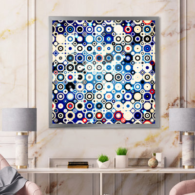 " Disco Style Pattern With Dots II "